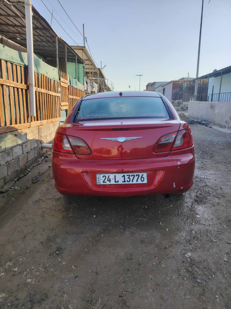 كلايسلر سبرينغ 2008
 محرك 2400 جديد  4 بستن
 كير اوتوماتيك جديد
شاشة ايباد، مثبت سرعة، مانع انزلاق Abs,
4جام كهربائي ، تبريد ، هيتر، كوشن جلد،
 أوراق جديدة لل 29، غرامة 200 الف ،
 بيش وباش كبس،
كان بيها 3 قطع اني بخيتها عام جمالية
سيارة مال بيت مابيها مصرف
سعر 65 ورقة
عنوان مخيم دوميز
 تواصل *********** سميل, دهوك
