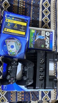 بلي فور سلم كامل ملحقاته يده اصليه ويده بلي فايف تجاري وقراص فيفا 2024...