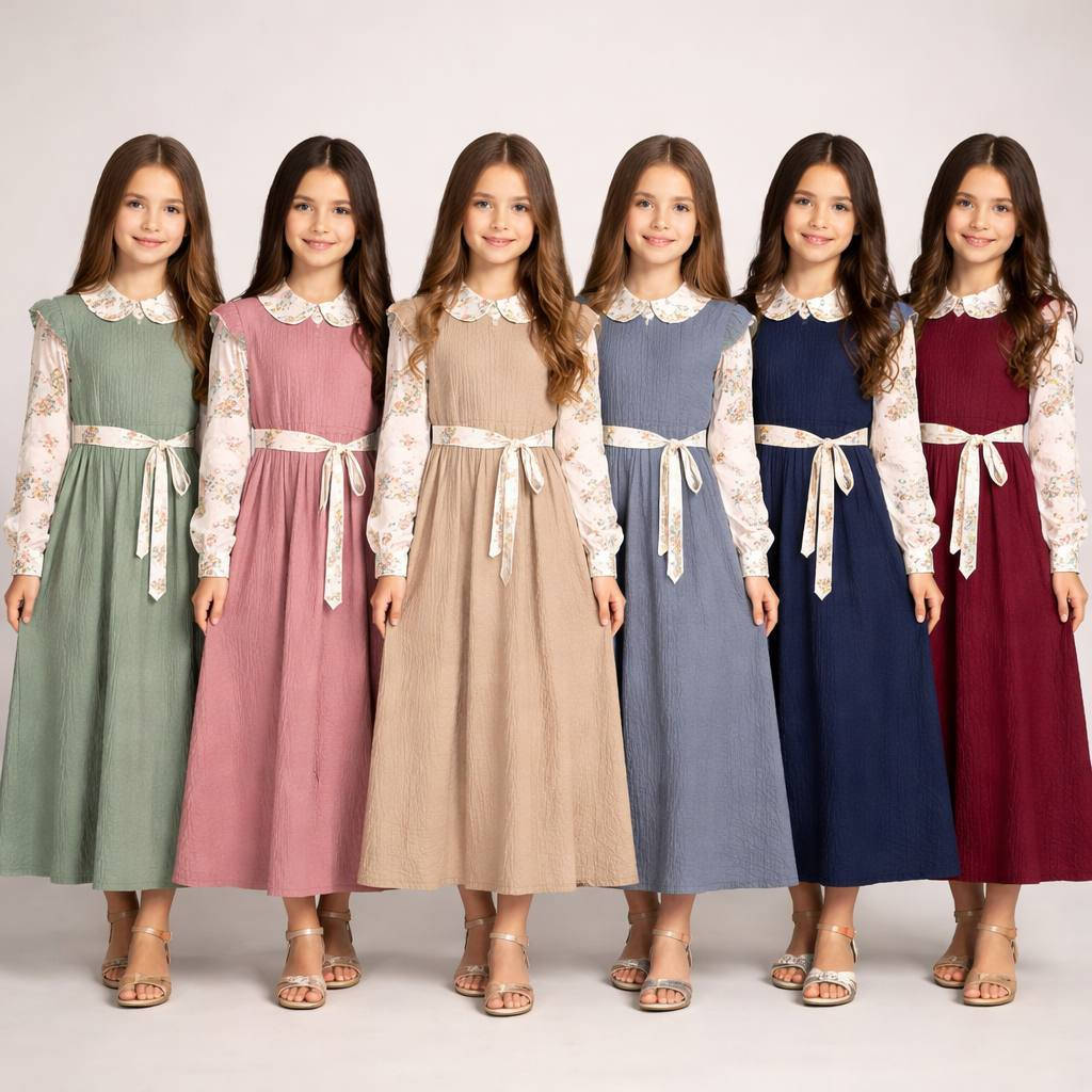 🔥 جديدنا كولكشن 2026 🔥
💙💙بناتي 🩵🩵
✔️ القماش / فستان كريشة 
✔️ مكفول شرط الفحص
✔️ القياسات: (36/38/40/42) 
✔️ متوفر بـ (6)ألوان بلدرزن تجنن


**إذا كنت صاحب هذا الإعلان وتريد حذفه لأي سبب، رجاءا أرسل رسالة إلى الدعم الفني**