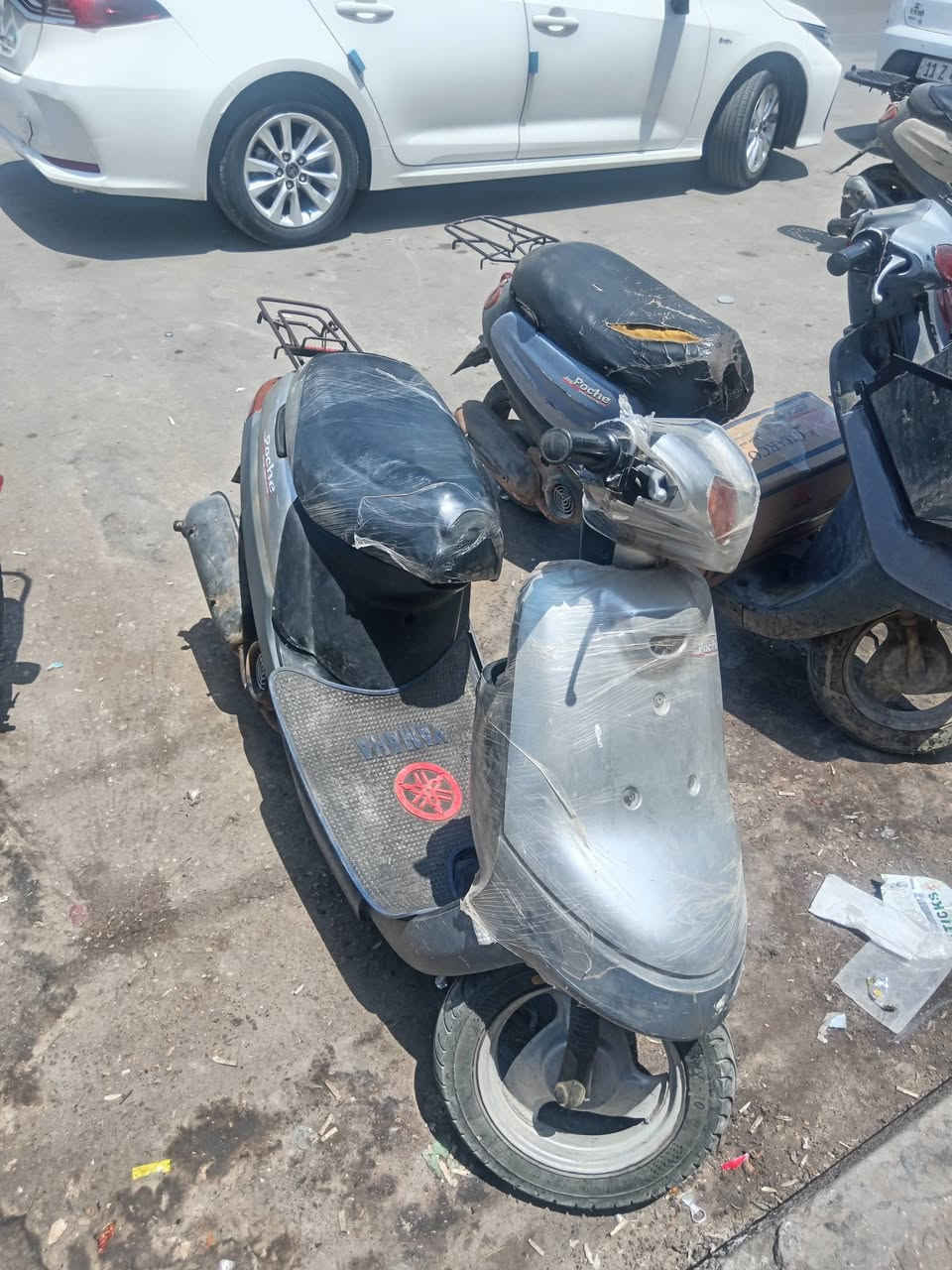 سلام عليكم دراجة للبيع السعر 225 نقص باتري وصالنصة ولايت امامي بيهة مجال كربلاء مقابيل مول الحارث *********** مجفته
