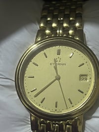 اتيرنا قطر 34 ملم طلاء ذهب بالكامل نظافه تامه مع كامل المرفقات للتواصل...