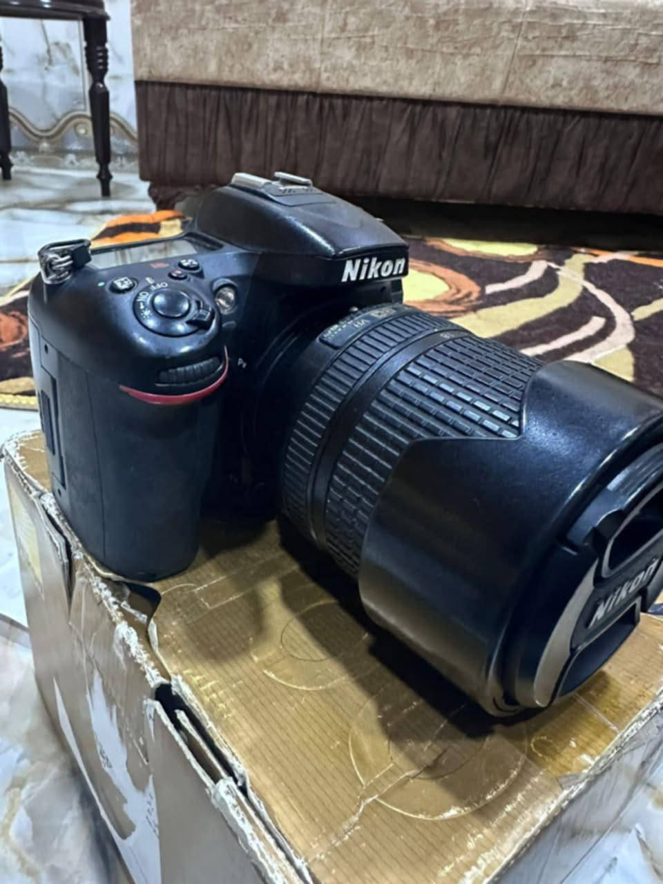 نيكون 7100
نظافة 95%
 ملحقاته
عدسة 18.140 الاصلية مع هود العدسة والكب الامامي للعدسة
شاحنة مع كيبل الشحن
بطارية
احزام كتف
كارتون الكاميرا وجياستها
شترها 25K فقط
سعرها 550
عنواني /ناصرية مركز ناصرية, ذي قار


**إذا كنت صاحب هذا الإعلان وتريد حذفه لأي سبب، رجاءا أرسل رسالة إلى الدعم الفني**