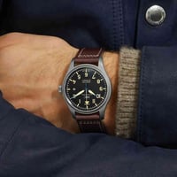 ساعة رجالية ماركة IWC بالة اوربي سويسري نظافة 💯  زجاج زفير ضد الخدوش  ...