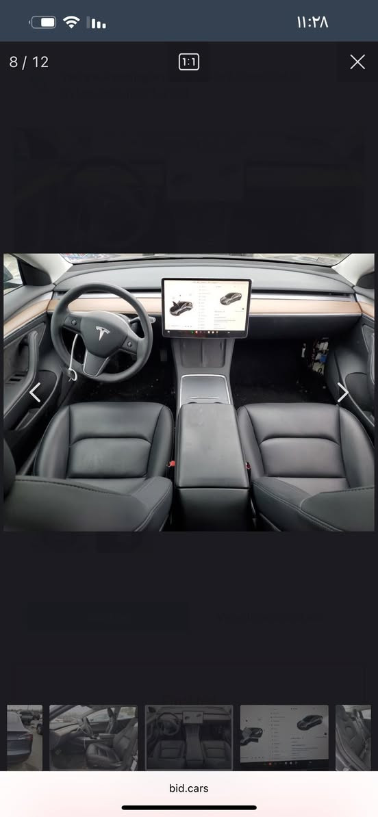 السلام عليكم 
تيسلا 3موديل 2023 رقم بغداد انكليزي ماشيه 25الف كيلو حادث ٣قطع بجم كبس صندوك وخلفيه كبس بطاريه كبس وكالة السعر نهائي 15000$ لاستفسار *********** وات ساب
