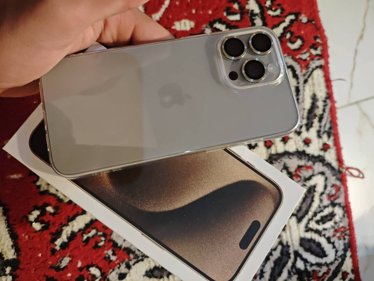 ايفون 15 برو ماكس عربي شرق أوسط ذاكره 256 

مبدل فقط شاشه اصليه ثلاثه خيارات بطاريه 86 سعر 750 مكان بصره زبير خاص مفتوح


**إذا كنت صاحب هذا الإعلان وتريد حذفه لأي سبب، رجاءا أرسل رسالة إلى الدعم الفني**