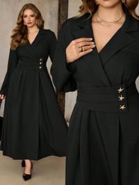 فستان • دابل ايطالي • مقاسات ٣٨-٤٨