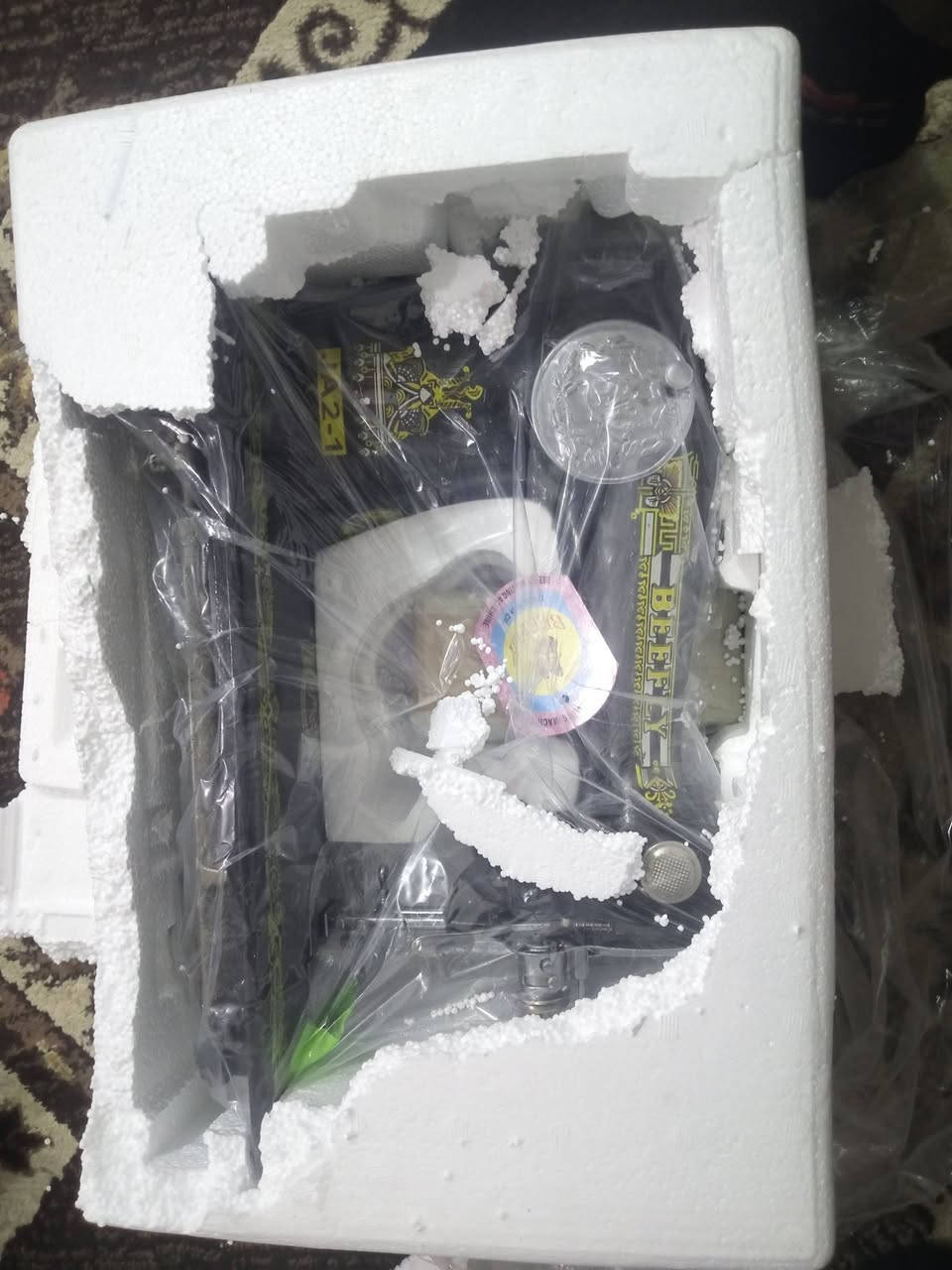 سلام عليكم مكينة مال خياطة البيع مكان شهربان بلور بس موطور مابيها سعر 40هاذة رقمي ***********
