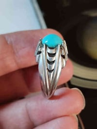 خاتم فضه فيروز مقاس الخاتم 21 السعر 70 مع التوصيل. 07816633442