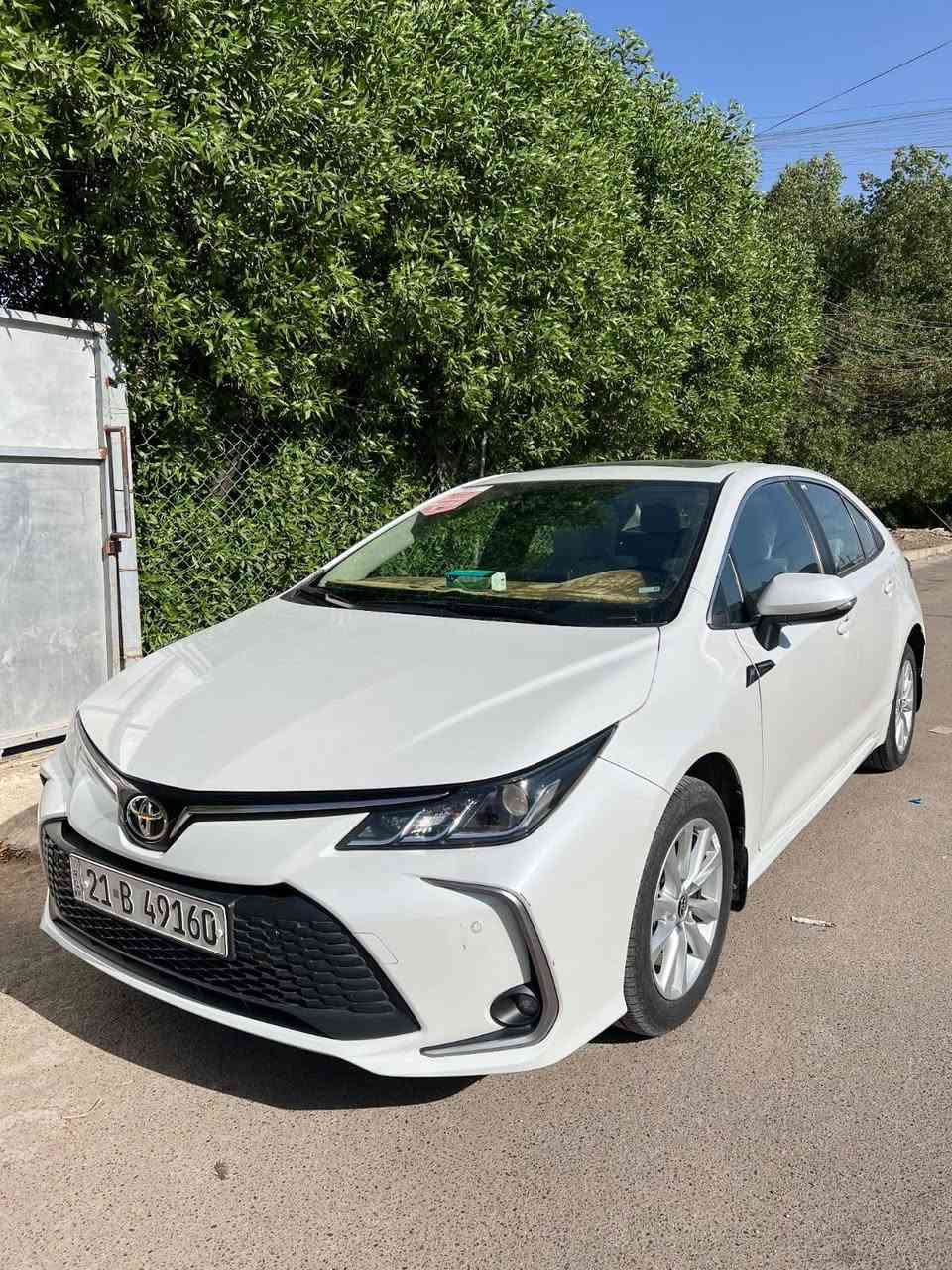 تويوتا كورلا 2024 خليجي (SAS ساز)
فول مواصفات 1/1  GLI
حجم المحرك 1800 
نوع الوقود بانزين 
دخول ذكي بصمة تشغيل بصمة 
فتحة سقف سلايت  
شاشة ديجيتل  
تبريد قطعتين 
ويل كب حجم الاطارات 16 
حساسات امامي خلفي 
لايتات عدسة 
بك لايتات لد 
كشاف لايت لد 
مرآة قابلة للطي 
اشارة بالمرآة 
وضعيات قيادة 
مرآة داخلية عاكسة 
شاحن واير ليس
رقم سليمانيه  دولي 
(مكان السيآرة بغداد )
سياره بأسمي تحويل مباشر 
السعر (195)وبيها مجال بسيط .
للاستفسار ***********
***********
