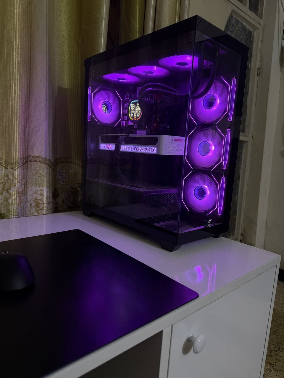 السلام عليكم

📝  ( PC GAMING )

💻 مواصفات:/
▫️  CPU:/  ( INTEL® CORE™ ULTRA 5 225F 10-CORE, 10-THREAD )
▫️  COOLER:/  ( XIGMATEK LK PRO LIQUID COOLER )
▫️  GPU:/  ( GEFORCE® RTX™ 5060 8GB COLORFUL )
▫️  M.B:/   ( AX H810M-A WIFI V20 / BLUETOOTH )
▫️  RAM:/  ( TWINMOS 16GB DDR5 5600MHZ )
▫️  P.S.U:/ ( XIGMATEK ODIN II 750W +80  )
▫️  STORAGE:/  ( CRUCIAL® E100 1TB M.2 NVME )
▫️  CASE:/ ( XIGMATEK BLAST BLACK )

💰 السعر: 1,420,000

📍 مكاني: بغداد - الأعظمية
🚚 التوصيل: بغداد (5 آلاف) | المحافظات (6 آلاف)
📞 رقمي: ***********
