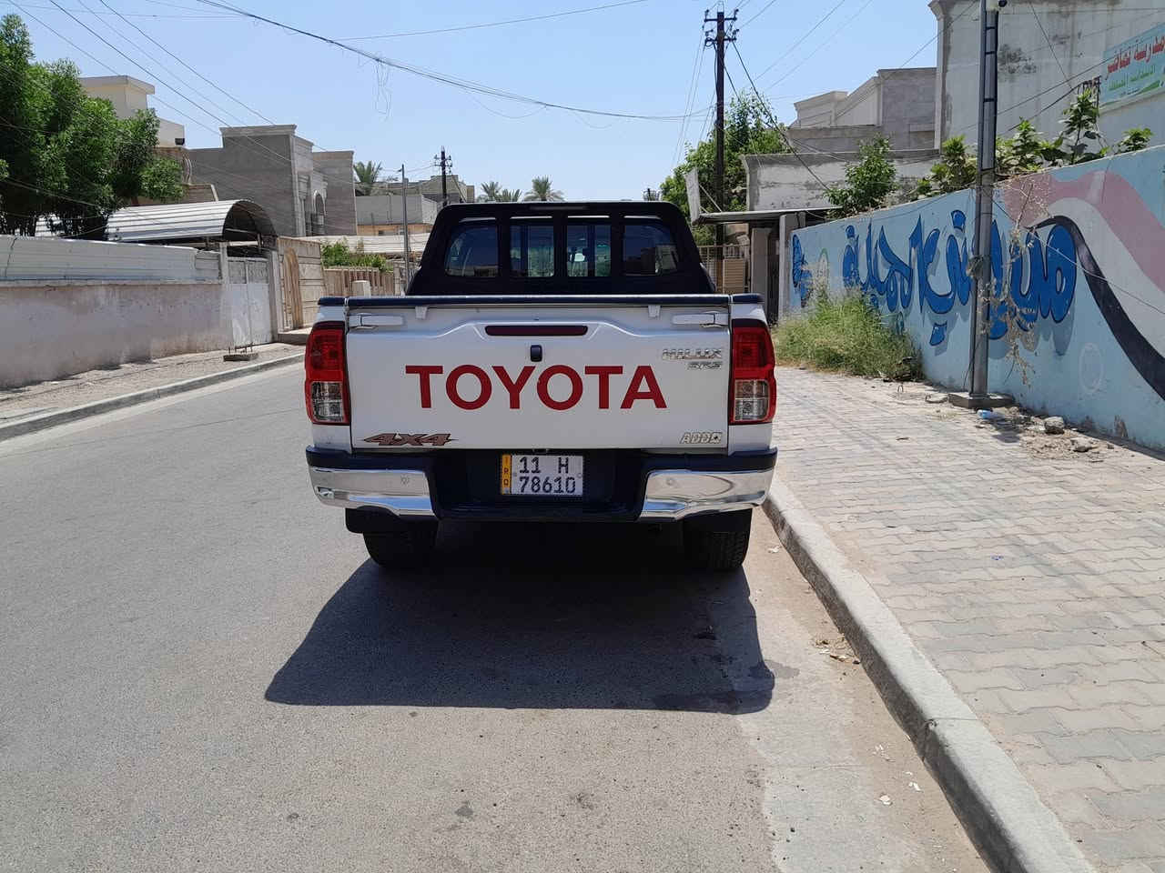 السلام عليكم هايلوكس للبيع ٢٠١٩ ساز ام طفاية بيها بارد قليل تدفئة كشنات تحكمات ستيرن تبريد خلفي بسمي سنوية ٢٠٣٠ مكاني بغداد كرخ *********** سعرها ٢٥٨
