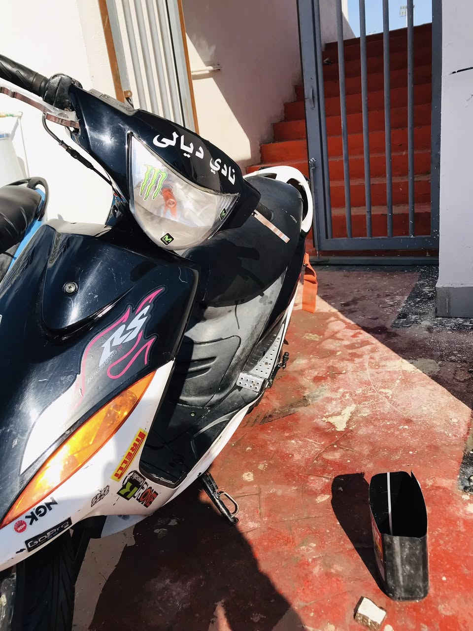 سلام عليكم دراجه ماكس عدله البيع مكينه بلادي بوشه 49 خير من الله مكاني ديالى بعقوبه التحرير  ***********
