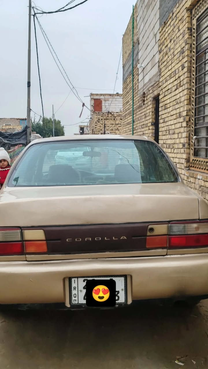 السلام عليكم...
كورولا للبيع موديل 93 رقم نجف جديد
 سياره جاهزه كير ومكينه مكفولات حداديه تخم تاير كهربائيات...
 فقط بيها ضربه بلجاملغ الامامي الشاصي مكفول 
سياره جاهزه من كل شيء 
مكان السياره ديوانيه قضاء المهناويه ***********
