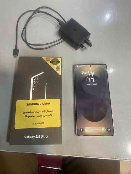 السلام عليكم 
سامسونج 25الترا ذاكرة 256استخدام قليل كلش مكفول من كلشي ضمان عين الفهد مع شاحنة اصلية 45w السعر1125 مكاني ديالى خان بني سعد ***********
