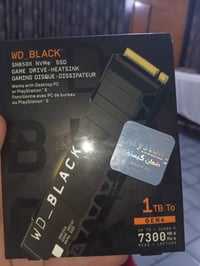 هارد 1تيرابايت • WD بلاك • يدعم الكونسول