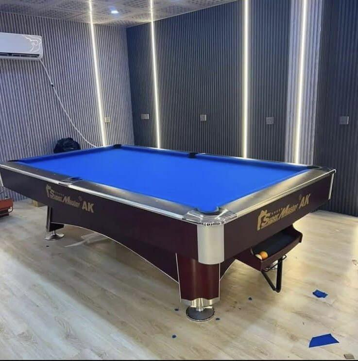 وصول وجبه جديده من طاولات البليارد الحديثه اصدار 2026
رايسون 
سوبر ماستر دبل شاص 
سوبر ماستر تك شاصي 
-متوفر توصيل  ونصب لكل محافظات العراق
-متوفر كادر صيانه ونصب وتبديل قماش 
-متوفر شراء جميع انواع الطاولات والمرواس الاصلي فقط
للاستفسار 

*********** واتساب

بغداد حافظ القاضي
