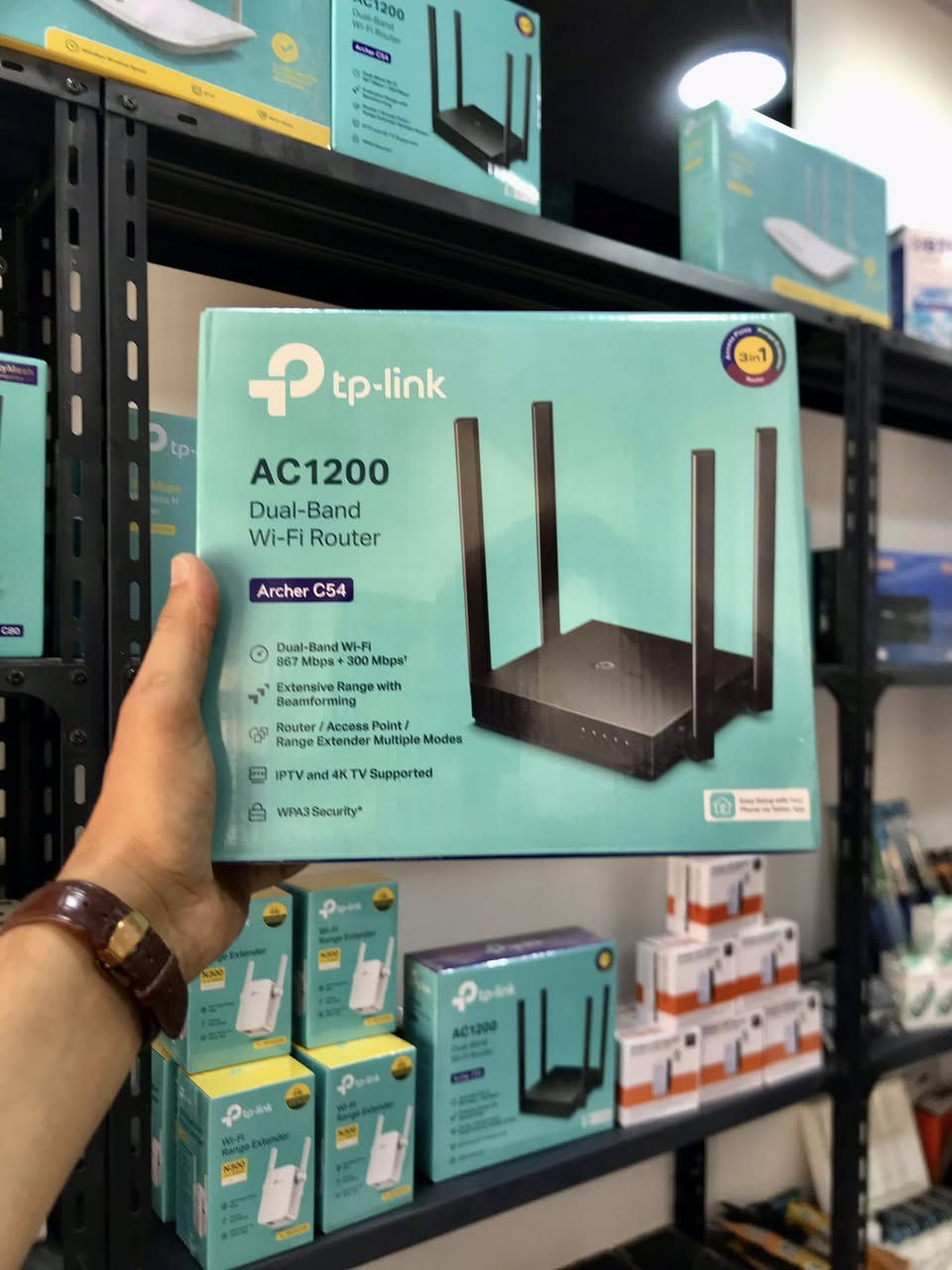 📲 تمتع باتصال إنترنت أسرع مع راوترات TP-Link الأصلي

✅ تغطية قوية: إشارات Wi-Fi واسعة لجميع أرجاء المنزل أو  ￼￼المكتب

✅ أداء عالي: سرعات فائقة لتصفح سلس وبث بدون انقطاع

✅ أمان متقدّم: حماية بياناتك مع تقنيات التشفير الحديثة

✅ سهل الإعداد: إعداد سريع في دقائق بدون تعقيد

🛑 ( كل ما يخص عالم الأنترنيت الحديث متوفر لدينا ) ✔️

 🛑 أسعار منافسة وجودة مضمونة من TP-Link 

🔹عنوان / ديالى : بلدروز / سوق بلدروز / داخل كراج الرفات القديم / مركز محمد .

للأستفسار مراسلة الصفحه أو الأتصال :

 *********** ☎️

تتوفر خدمة توصيل لجميع الأنحاء 🚚 🌎 .
