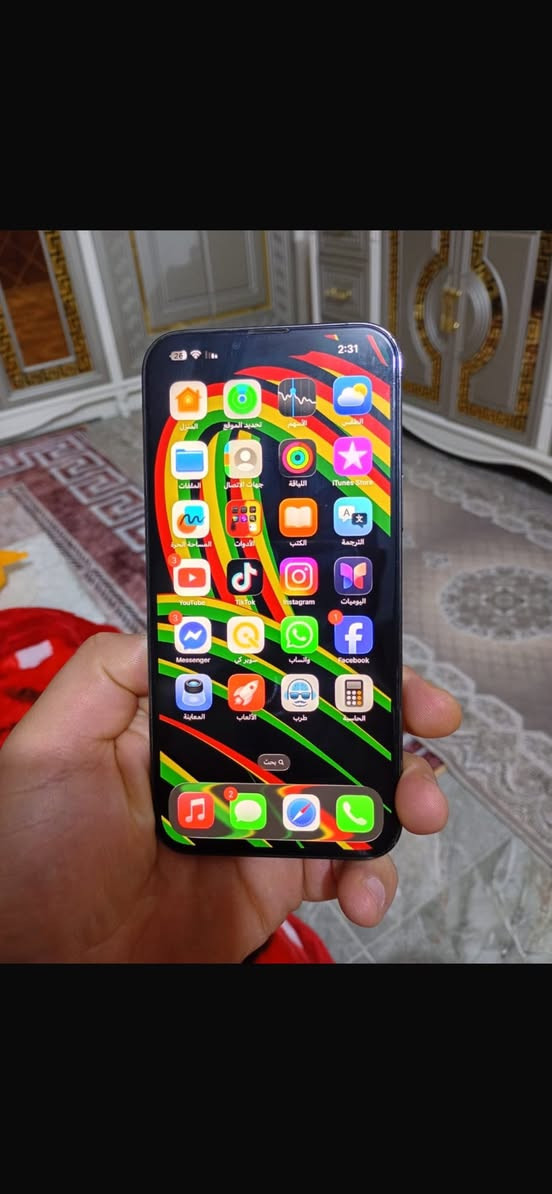 آيفون للبيع 13 برو ماكس نضيف كلش وبطاريه 94 معاليه فقط اي خلل مالي زلف ما بي جديد وجهاز نضيف بس محتاج جاي أبيعه السعر 600 العنوان بغداد ***********
