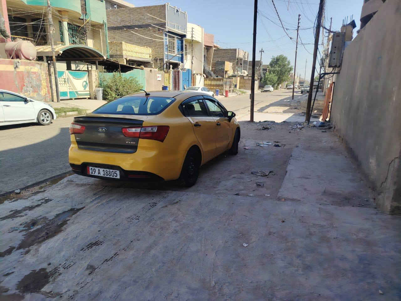 كيا ريو 2013 وارد امريكي حادث باب وجاملغ بدون دواخل كير مكينه كفاله حداديه جاهزه شرط تحويل السعر 69 رقم الهاتف *********** مكاني بغداد الرصافه

