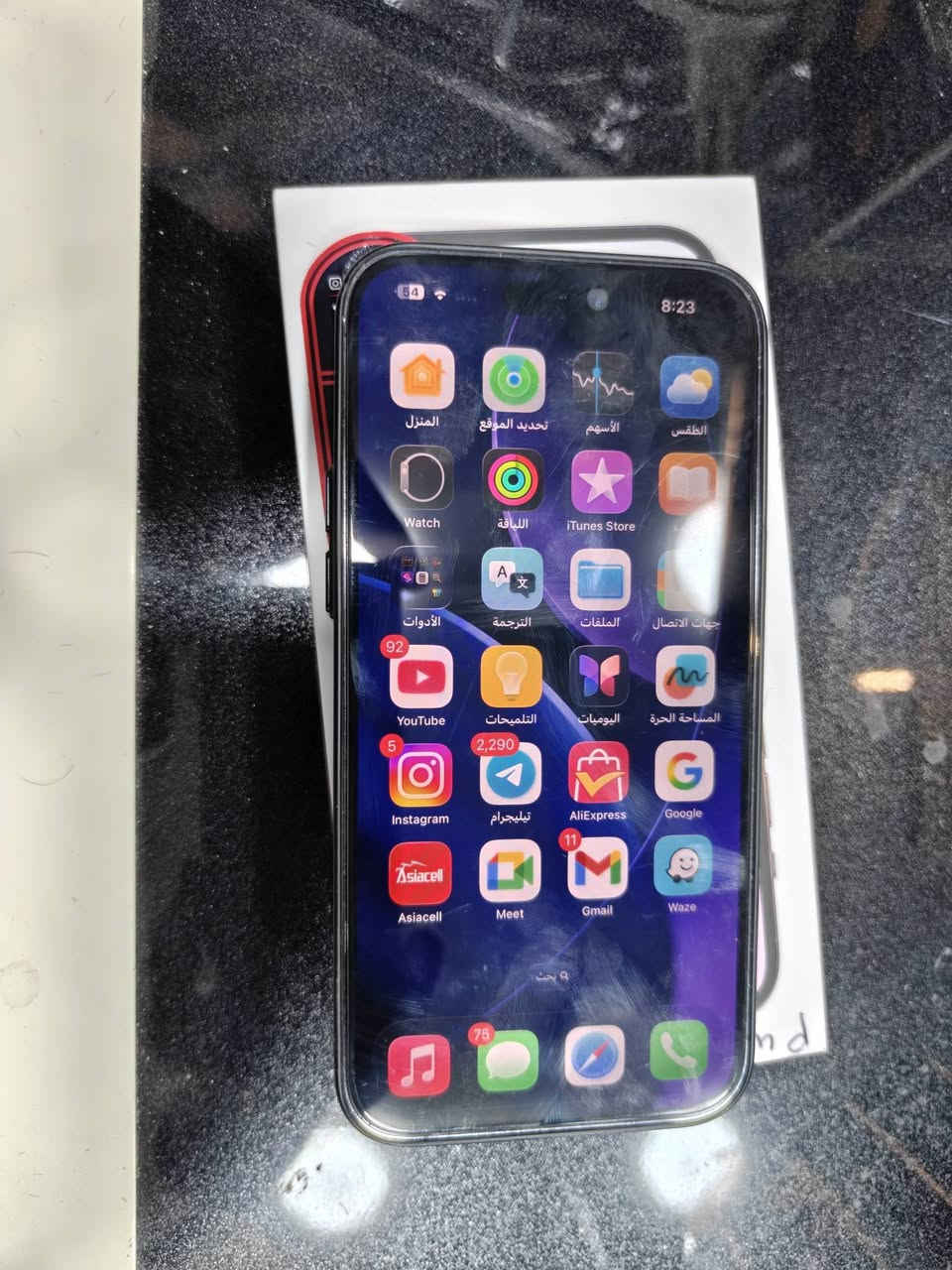 14 بروماكس ضمان ماستر
شرق اوسط 
بطاريه 83 
ظهر مفطر 
جهاز غير مفتوح ومكفول كفاله عامه 
775 وبي مجال بسيط


**إذا كنت صاحب هذا الإعلان وتريد حذفه لأي سبب، رجاءا أرسل رسالة إلى الدعم الفني**