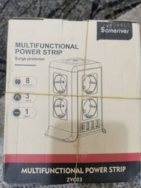 كيبل سيار • ٨ منافذ كهرباء • ٣ يو اس بي تايب سي