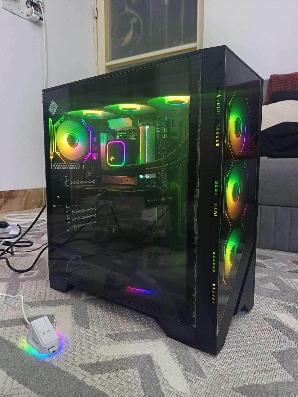 السلام عليكم
-rx 9060 xt 16gb sapphire pulse
 -R5 7600X 4.7GHZ
-B650 ASUS PRIME PLUS
-RAM 32GB 16*2 6000 CL38 OLOY
-PSU 750W GOLD FULL MUDELARS
-CASE MSI MAG 320 ATX
-DEEPCOOL LE720 COOLER
-SSD 1TB + 256GB
-Windows 11 pro active
مكاني كربلاء موجود توصيل كل المحافظات


**إذا كنت صاحب هذا الإعلان وتريد حذفه لأي سبب، رجاءا أرسل رسالة إلى الدعم الفني**