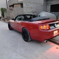 سياره موستنج 2010 سياره بدون ضربه قويه جير ومحرك بالشرط شرط التحويل وا...