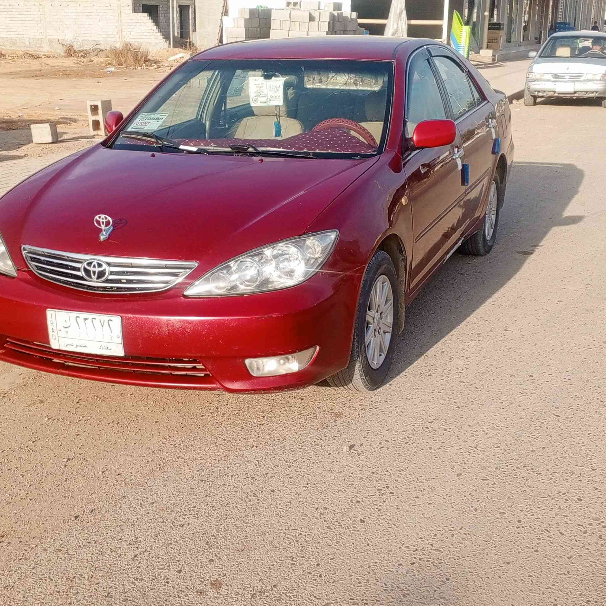 كامري خليجي 2003 رقم بغداد تحويل مباشر بيه صبغ احزام جماليه اسعر 85 وبيه مجال  *********** صلاح الدين الضلوعيه
