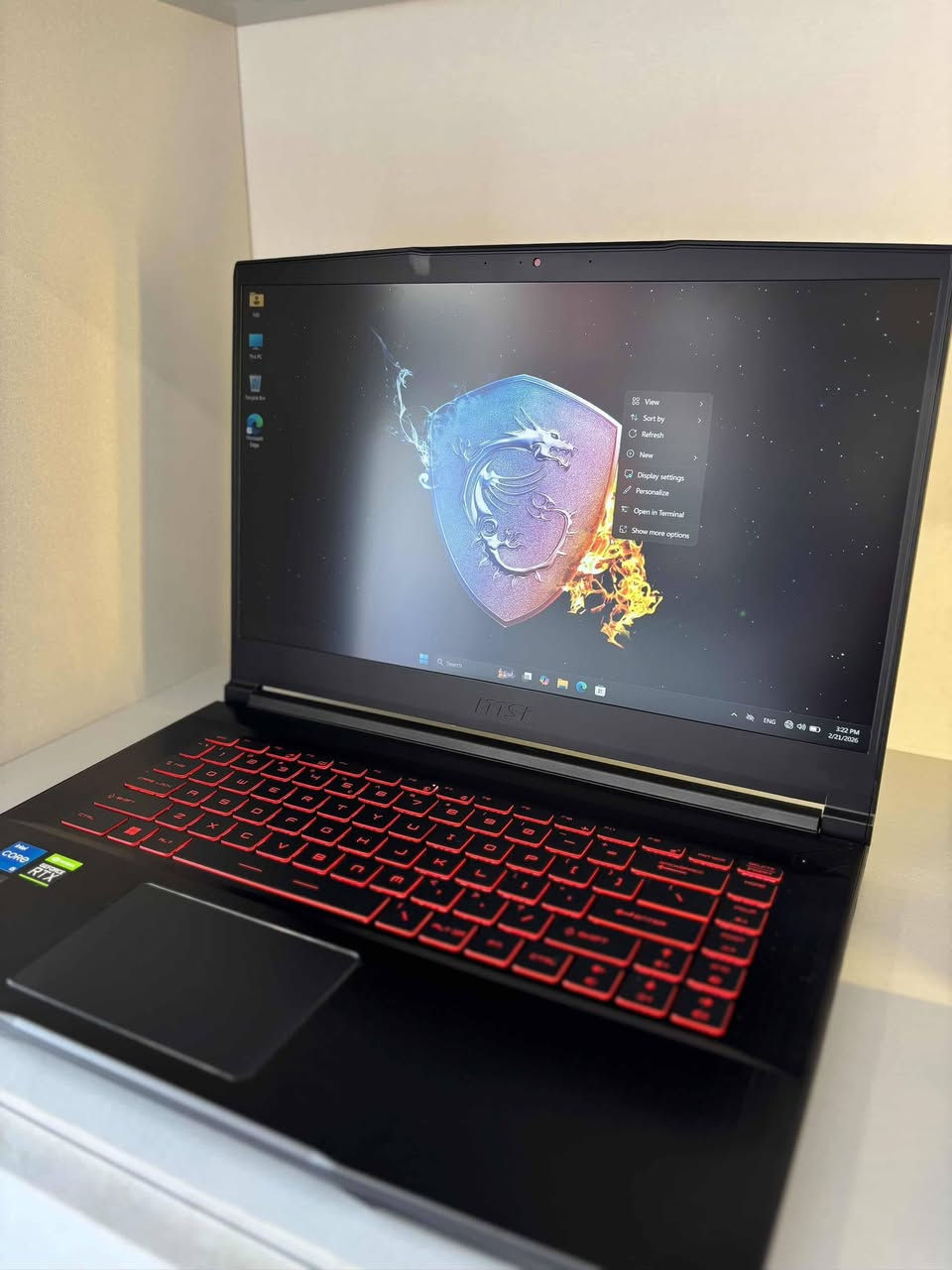 Msi GF65

Core i5 11400H

جيل الحادي عشر .

RTX 3050 4GB

16GB DDR4 3200MHZ

512GB SSD M.2

15.6 FHD IPS 144HZ
السعر 780 الف


**إذا كنت صاحب هذا الإعلان وتريد حذفه لأي سبب، رجاءا أرسل رسالة إلى الدعم الفني**