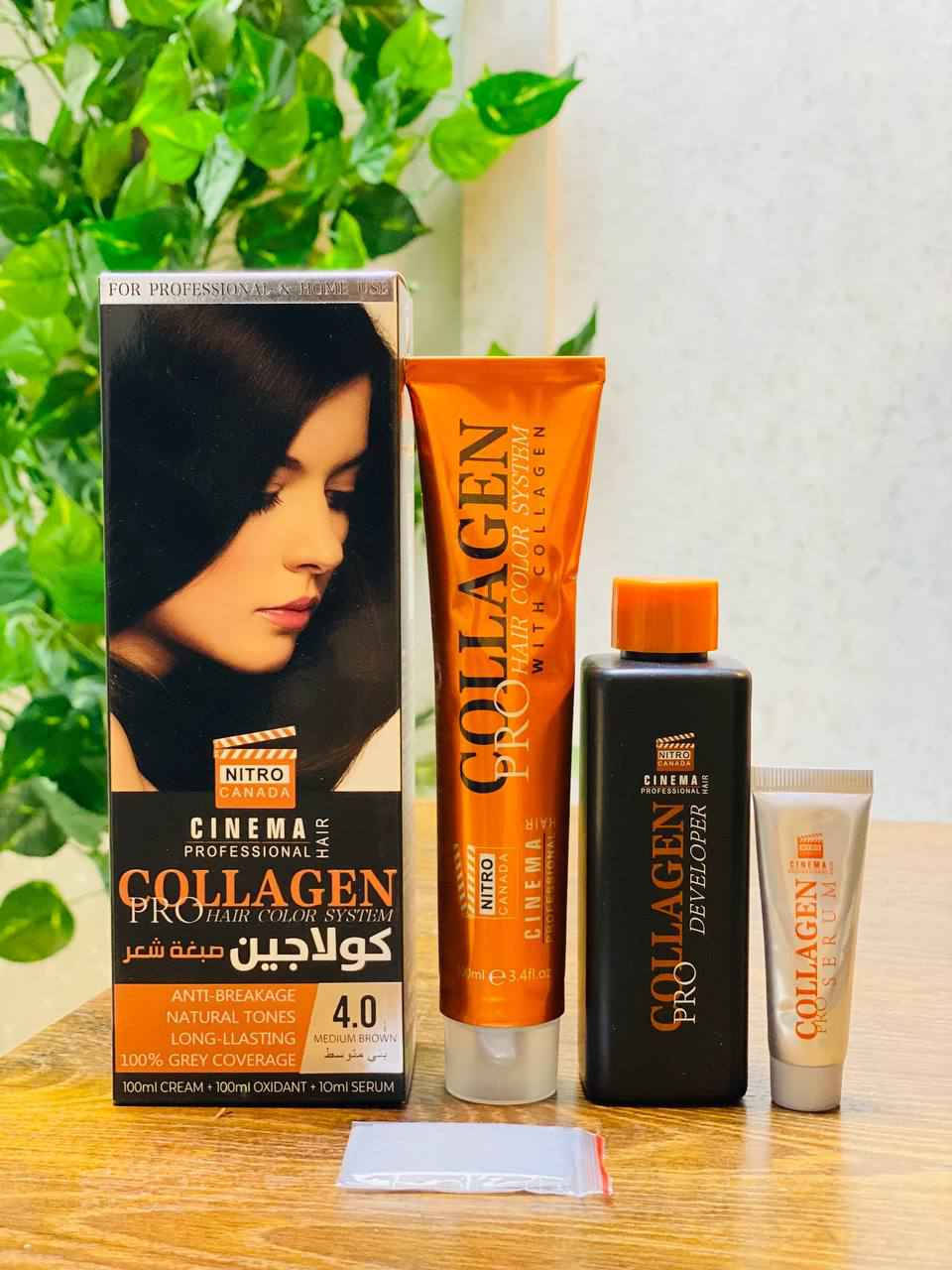 ✨صبغ شعر كولاجين الأيطالي الأصلي🔥

صبغ شعر NITRO CINEMA 
( نترو سينما ) بالكولاجين 

 🔹مانع للتقصف
 🔹الوان طبيعية
 🔹الوان طويلة الامد
🔹تركيبة فعالة تحتوي على نسبة قليلة جداا من الامونيا 
🔹معزز بالكولاجين الذي يتغلغل في ثنايا الشعر خلال عملية التلوين ليعالج الشعر التالف من الداخل الى الخارج .
🔹سيروم الكولاجين يعمل على تغذية الشعر ويجعل منه اكثر نعومة🔥🔥

توفرت ب 10 الوان ✔️✨
1.بني متوسط ✔️
2.اشقر رمادي فاتح ✔️
3.اشقر غامق ✔️
4.اشقر زيتوني ✔️
5.احمر كرزي✔️
6.اسود ✔️
7.اشقر عسلي ✔️
8.شوكلاتة ✔️
9.كستنائي فاتح ✔️
10.بني عسلي✔️

توصيل لكل المحافظات 🛵 
للطلب مراسلتي خاص أو واتس اب 
*********** بغداد, العراق
