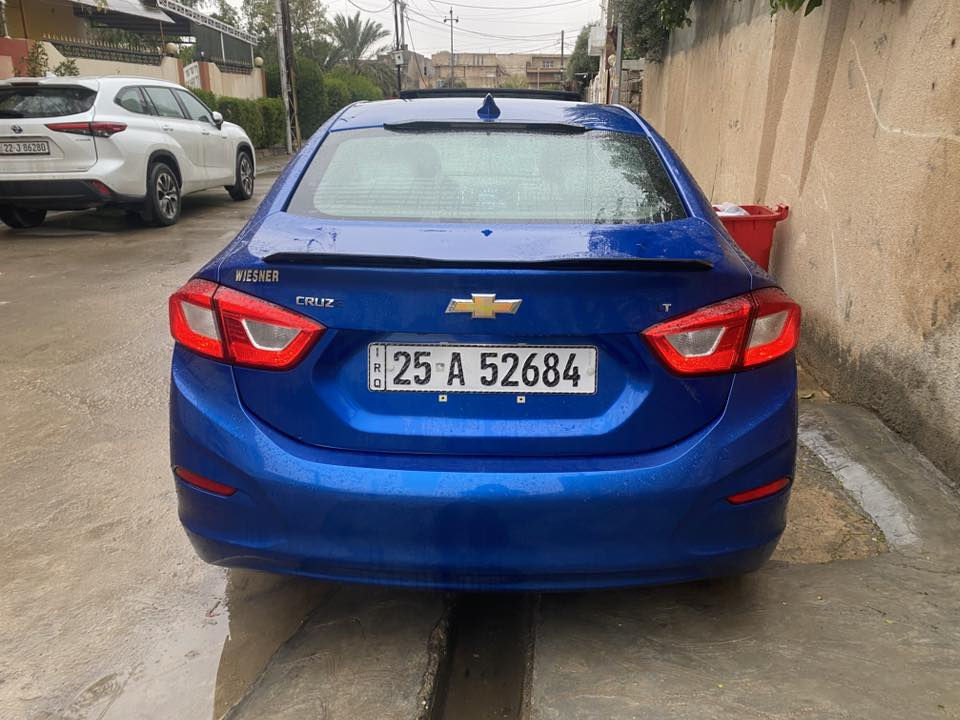 كروز 2018 LT
كلين بدون صبغ بدون حادث فقط بارد السونار مرفق 
رقم كركوك المكان كركوك 
مواصفات بصمه تشغيل +ابواب صندوق 
تدفئه كشنات فتحه سقف  
السعر 100$ الشراي يخابر
***********
