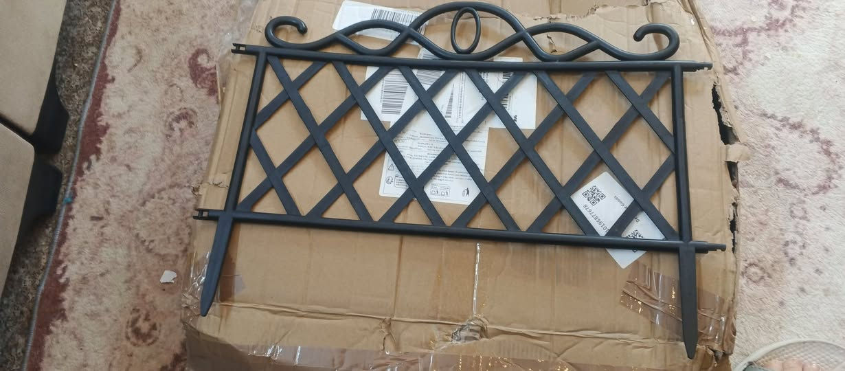 سياج حديقه بلاستيك وهذا الشكل العدد 20 قطعه قياس القطعه 33 × 42 سم اول تم 25 مع التوصيل


**إذا كنت صاحب هذا الإعلان وتريد حذفه لأي سبب، رجاءا أرسل رسالة إلى الدعم الفني**