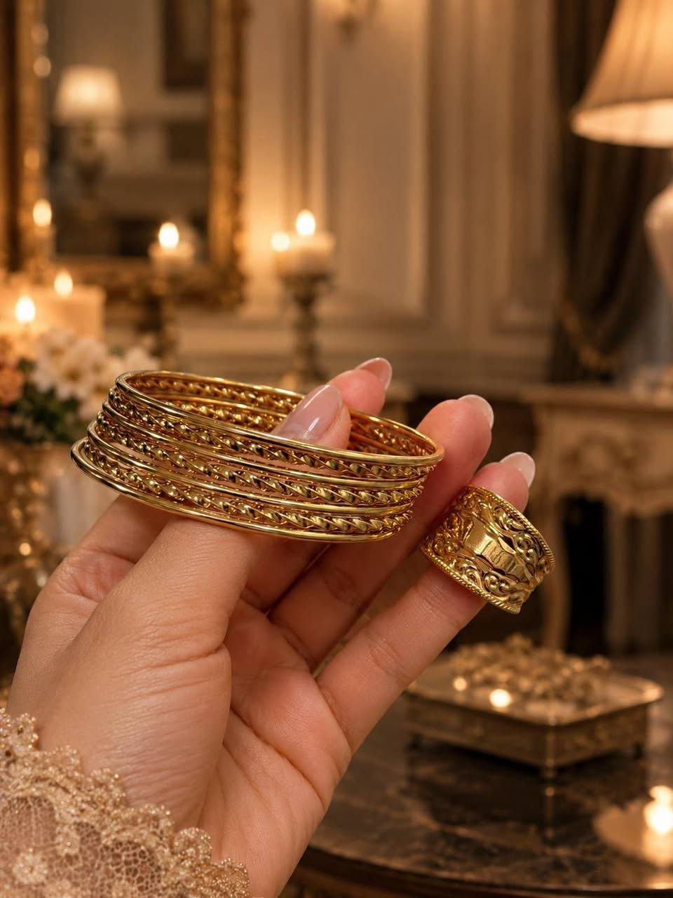 أفضل وقت لشراء مجوهرات بديل الذهب 😍 ✨ "مجوهرات فخمة بأفضل الأسعار" ✨
في شركتنا مجوهراتنا، تمنحكِ الفخامة التي تليق بكِ!🟡 أجمل تصاميم بديل الذهب
💎 جودة عالية وأفضل الأسعار
🔹 خدمة متميزة وحسن التعامل استمتعي بتجربة تسوق راقية ومميزة معنا.
"✨ مجوهرات فلوريسطا ✨
تقدم لكم أجود أنواع المجوهرات Acier inoxydable بتصاميم راقية ومتميزة تناسب جميع الأذواق! تواصلوا الآن  لاختيار القطعة المثالية لك أو كهدية لأحبائكم.
طقم جد راقي 3براسليات وخاتم أو سرتلة وخاتم اختار مايناسبك 🥰 قياس البراسلي : *صغير متوسط  كبير* قياس الخاتم : *7  8  9* بسعر جد جد مناسب ب 199 درهم فقط 😱😱 والتوصيل لجميع مدن المغرب مجانا والدفع عند الإستلام
للاستفسار والمزيد من المعلومات، تفضلوا ، و تواصلوا معنا عبر الرسائل في الخاص . لأن الجمال يبدأ من التفاصيل! ✨" تواصلي معنا اليوم واكتشفي أجمل القطع الذهبية التي تزيدك تألقًا!


**إذا كنت صاحب هذا الإعلان وتريد حذفه لأي سبب، رجاءا أرسل رسالة إلى الدعم الفني**