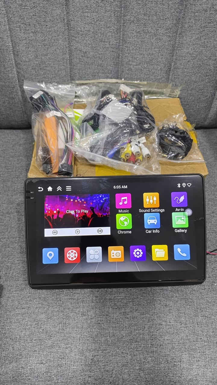 السلام عليكم شاشة مال السيارة قياس 10 اينج مال بالة امزون اصلي جديد مامستخدم نضام اندرويد اصدار احدث 15.0 مواصفات كاربلي اوتو واي فاي بلوتوث وجيبي اس فول مواصفات الرام 4 وذاكيرة 64 كامل ملحقات و ايطار وياه بدون نقص شغال بشرط ديقته شاشة كيو ليد QLED

سعر 75 الف 

توصيل كل محافظات متوفر


**إذا كنت صاحب هذا الإعلان وتريد حذفه لأي سبب، رجاءا أرسل رسالة إلى الدعم الفني**