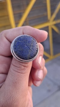 خاتم لازوارد • فضة ثقيلة • بغداد مدينه الصدر