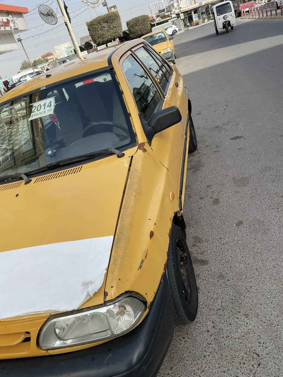 للبيع سايبا2014 رقم بغداد تحويل مباشر سنويه جديده هيئه غرامات عليه مكينه خيط تبخير شواصي مصلحات السياره موضحه بالصور مكان بغداد الجديده للأتصال ***********
