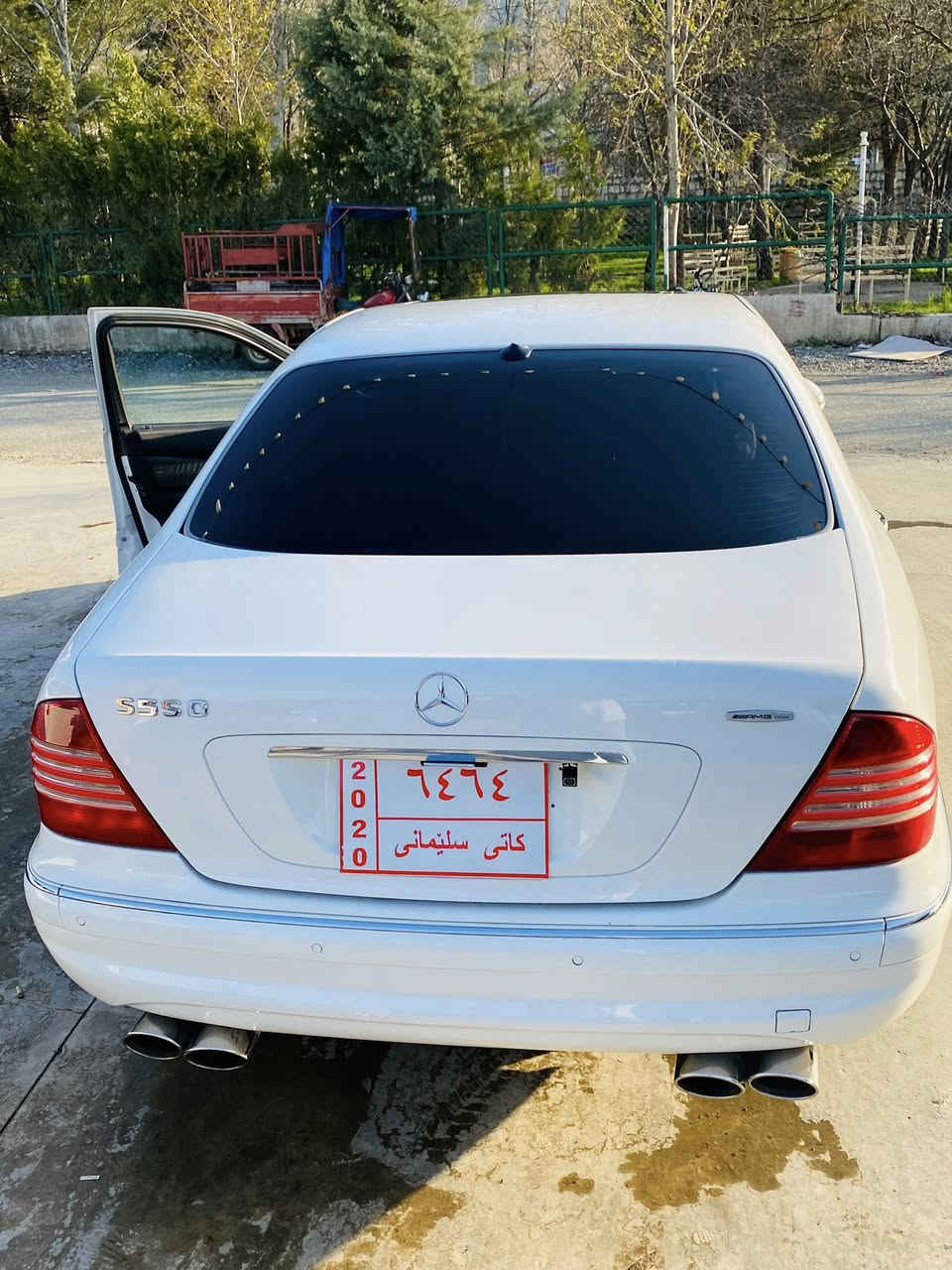 بەناوی خودا
مارسیدز بێنز s550  AMG
ساخ ساخ
مۆدێل 2005
کۆدی ئاسایش
تەنها 172هەزار ڕۆشتووە
ماشااڵڵە وەک سفرێک جوان ماوەتەوە
6بستۆن،تەبیعی..
یەک پەڵە بۆیاخی هەیە لە چەمەلەغی دوای سایەق
بێدەعم بێ لێدران

سڵایت
کوشن هیتەر
ئاوێنە هیتەر کارەبا دژەفوول
سێ کوشن خەزن

شاشە کامێرا 
بەخی لایت
لایت زینۆن و لید
پێشی کراوە بە سپۆڕت
چوار دەبڵ جەگ
حوڕکراوە بەدڵی خۆت بەرز نزم ئەکات و ئەوەستێت
ئاوێنە ئیشارەت
تەبریت لەسەر سویچ
کارەبای گشت گیانی بەشەرت
هیچ ئیعاز و خەلەلێکی نیە
چوار تایەی تازە
کامل ئەشیای شەریکە
سپێرو و جەگ و ئەدەواتەکانی هەمووی ماوە
دەعم ولێدران و مووس و بڕاوە گشت گیانی بەشەرت

فرۆشتن ***********
