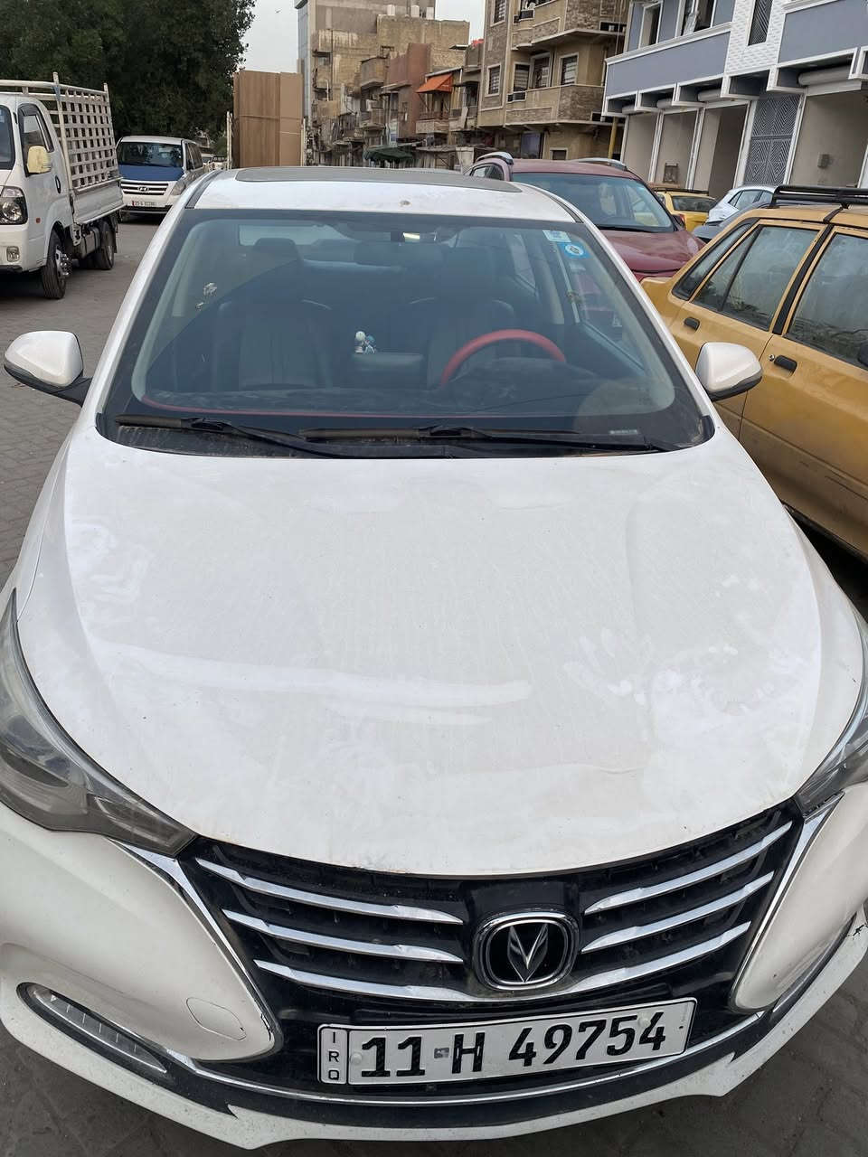 سلام عليكم شانجان للبيع 
مكفوله عدا الدعاميه الماميه مصبوغه منضومة غاز يوجد سونار خلل بلكير السعر 85وبيها مجال مكان بغداد لاتصال ***********
