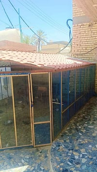 قفص للبيع العرض 3.500 ارتفاع 150 الطول 4.80 العنوان بغداد حي البتول قر...
