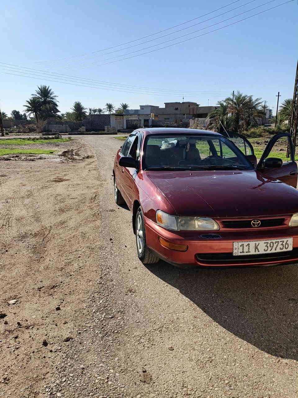 يا الله سلام عليكم كورلا لبيع 
موديل 97 أمريكي مكفوله من البجم البجم
سياره جاهزه ماذب عليه ربع 
مال 💸 جناي سعره 62 وبيه مجال قليل 
محرك كير صدر تايرات كله جديده
السياره بسمي انكليزي رقم بغداد 
جام كهربائي تقفل ع ريمود 
*********** رقمي مراوس احدث حته لو بيه حادث
