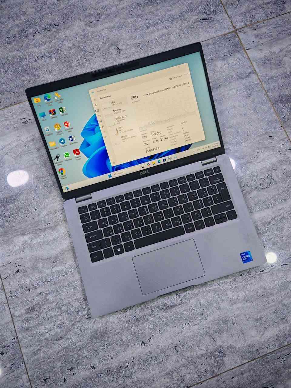 🔥 كوراي 7 جيل 11 بشاشة لمس 🔥

- للمهندسين والمصممين واصحاب المشاريع الكبيرة ومحبي الالعاب 🙏

Dell latitude 5421 
- المعالج : core i7 جيل 11 فئة " H "
- الرام :  8GB DDR4 قابل للتطوير
- التخزين : 256GB SSD NVMe قابل للتطوير
- كارت الشاشة : 4GB داخلي 
- الشاشة : 14.1 FHD لمس 

المميزات :

✅ نضافة 99٪ .
✅ كيبورد ضوئي عربي انجليزي . 
✅ نظام التشغيل ويندوز 11 برو مع البرامج الاساسية.
✅ بطارية ممتازة (ساعتين الى اربع ساعات) . 
✅ يشحن عن طريق Type-C . 
✅ يحتوي على جميع المنافذ التي تحتاجها. 

يشغل بسلاسة  :
✅ AutoCAD
✅ 3Ds Max
✅ Adobe Photoshop
✅ Illustrator
✅ Valorant
✅ eFootball
✅ Fortnite
✅ PUBG
✅ FIFA 
✅ GTA

الملحقات تشمل 🎁
الشاحن الاصلي - ماوس - حقيبة 

توصيل متوفر لكل العراق 🚚🇮🇶

السعر / 450الف دينار عراقي /

◀️  متوفر اسعار خاصة لأصحاب المتاجر  ◀️

اتصال : ***********
واتساب : ***********(واتساب فقط)
