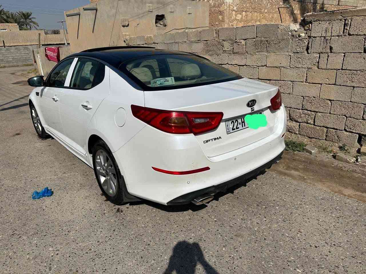 السلام عليكم كيا اوبتيما مكان السياره جويبه انا مكلف بل نشر هذا رقم صاحب السياره***********
