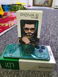 Tecno Pova 6 Pro 5G  🔹 رام 8+8 (16GB) 🔹 ذاكرة 256GB 🔹 معالج MediaTek D...