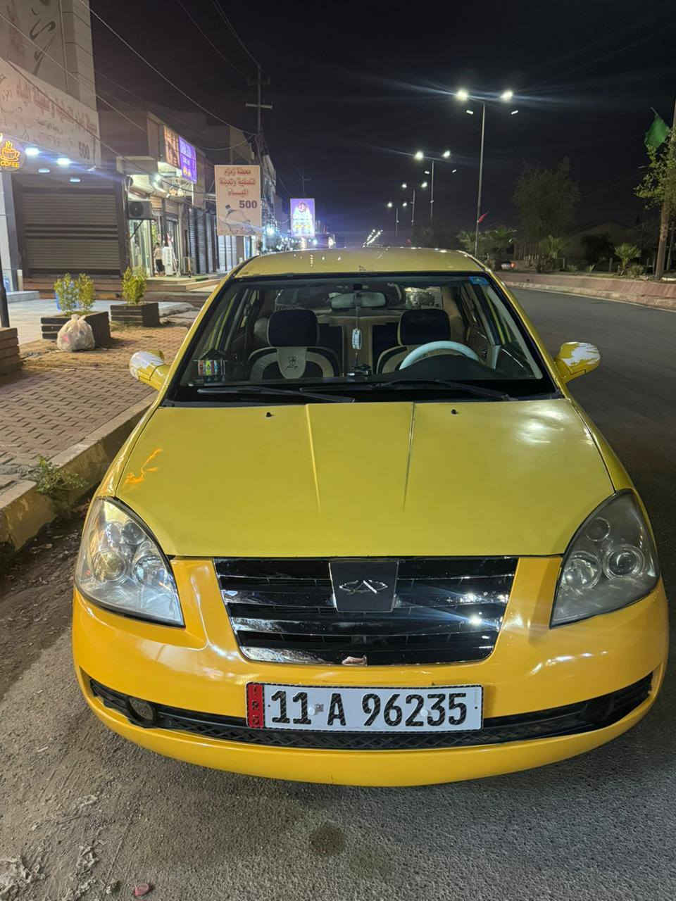 سلام عليكم سياره شيري اي فايف موديل 11 كير محرك كامري منضومه غاز شاشه وكامره سياره بسمي رقم جديد بطاقه بانزين ببهه ضررها. بس باب مبدل ومنل خلف بل صندوك بدون دواخل تحويل ثاني يوم مصفر غرامه او نقابه السعر40 او بي مجال اليريد يتصل ***********
