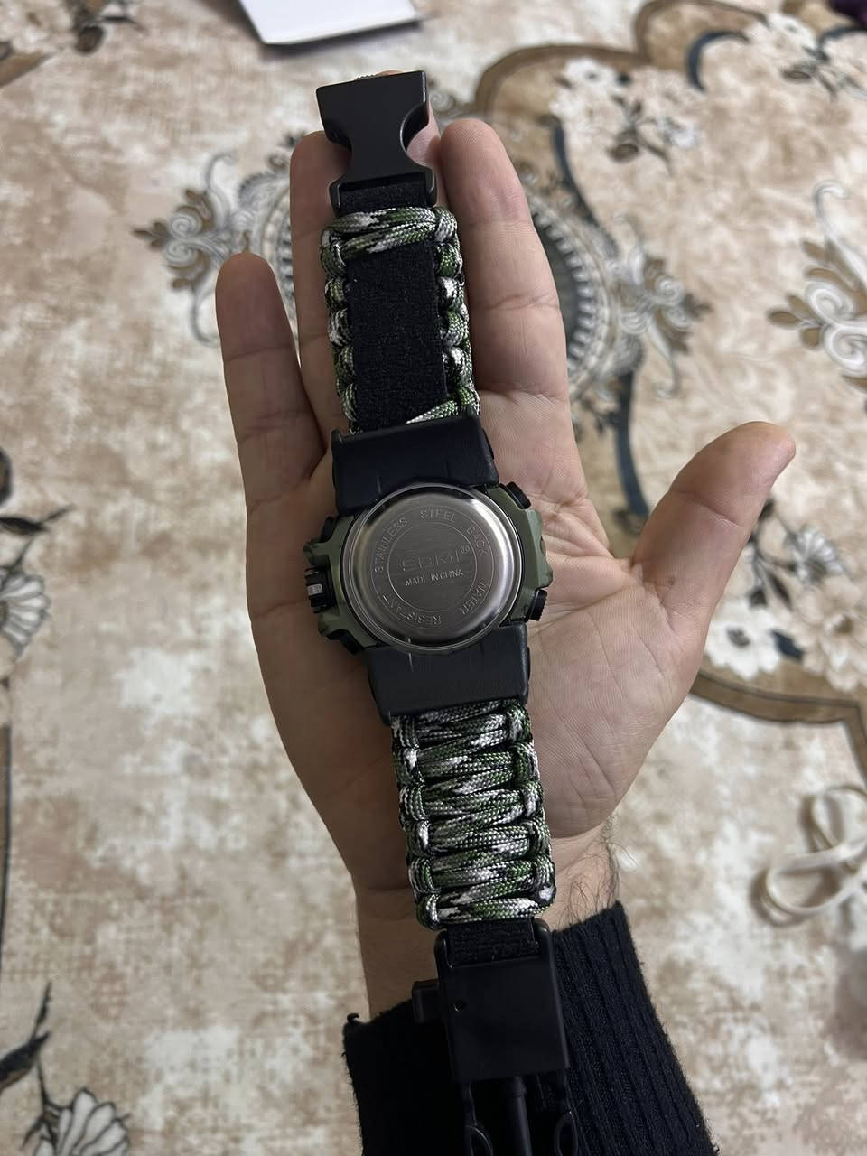 ساعه عسكريه اصليةتحتوي علئ 
شفره وصافزع ومقياس حراره وبوصله وايضا منبه
بسعر 20 الف


**إذا كنت صاحب هذا الإعلان وتريد حذفه لأي سبب، رجاءا أرسل رسالة إلى الدعم الفني**