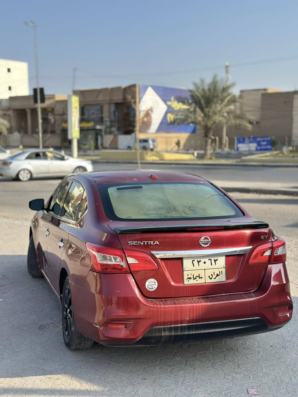 السلام عليكم 
نيسان سنترا 2019 sv رقم سليمانيه سنويه بأسمي
السياره جاهزه من صدر وحدادية تبريد تدفئه 
رادار امامي 
شاشه كار بلاي 
تحكم سرعة 
بصمة 
انظمة قيادة عادي ، ايكو 
كامره خلفية 
تحكم ستيرن جهتين 
تخم تاير جديد
بلكات وبخاخات جديدة 
ماشيه 132 كم
حادث امريكا جاملغ خلفي وقبق جنطة وبلعراق صار بيها بارد بلجامغ الخلفي جهة السايق وباب السايق هم بيها بارد 
السعر 105 وبيها مجال 
***********
مكان السياره : النجف الاشرف
