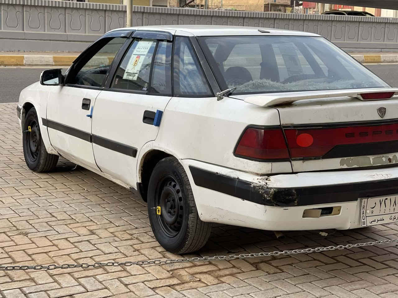 السلام عليكم سياره للبيع دايو أسبرو موديل 1994 رقم كركوك مشروع وطني 2027  صدر مامي وخلفي جديد  تخم تاير جديد محرك 16 فل كير جديد كهربائي كله شغاله السعر 27  بيها مجال   المكان تكريت رقم الهاتف ***********
