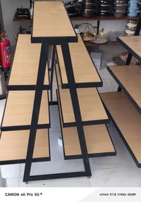 رفوف هرمي • مستعمل قليل • ٥ رفوف