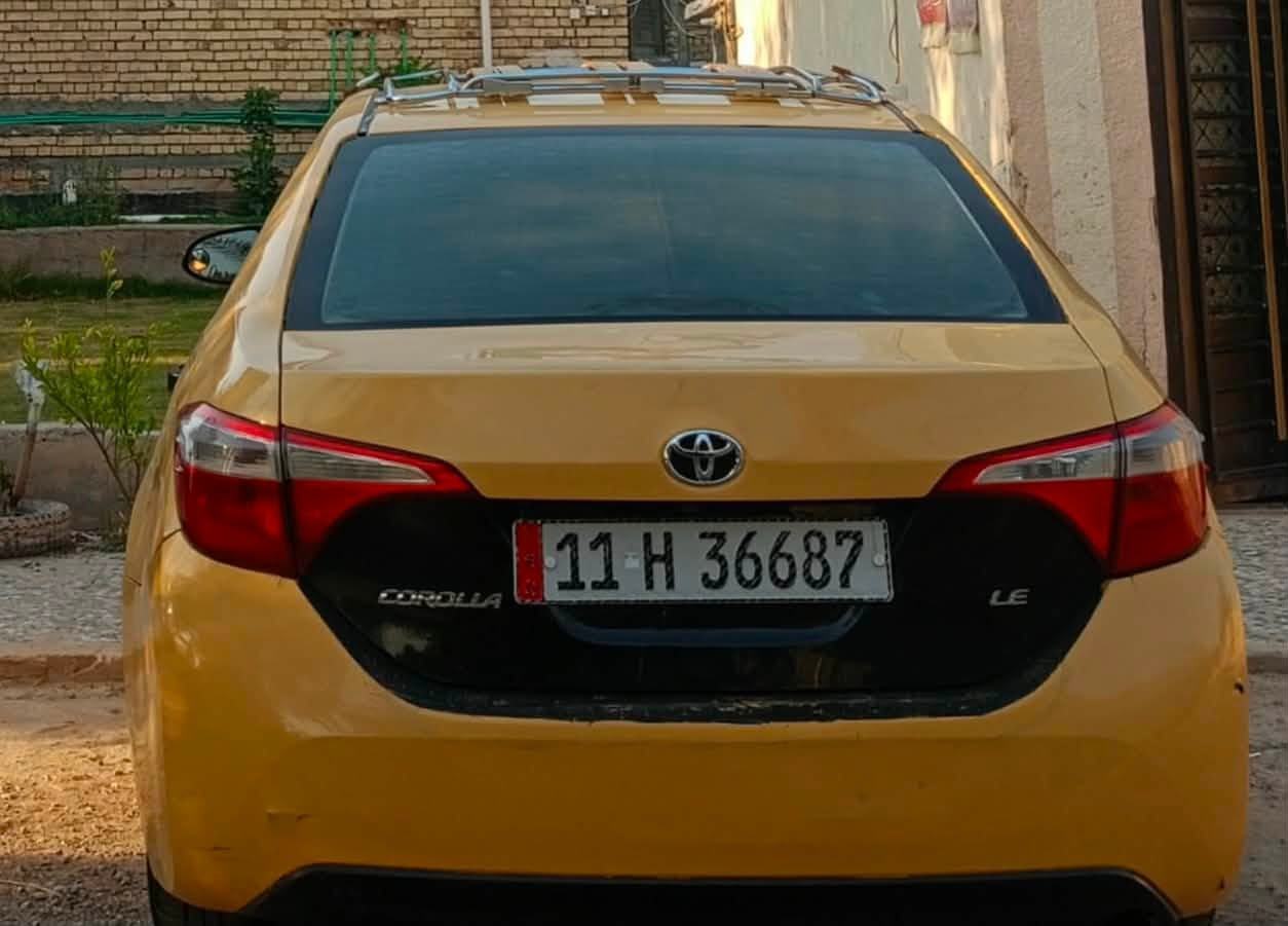 السعر128وبيه  مجال قليل حك جيتك  

السلام عليكم كورلا 2015امريكي حادث جاملغ خلفي بدون دواخل
كير مكينه شادهن جدد 
تغليف كاعيه وجنطه وسفريات وكشنات خليه 
بيه تحويره 14
حداديه من دعاميه لدعاميه مابيه نقص برغي 
تخم تاير جديد سياره ماناقصه برغي 
حادث جاملغ خلفي بدون دواخل ويبقه شوف العين 
***********
عنوان     كربلاء طويريج
