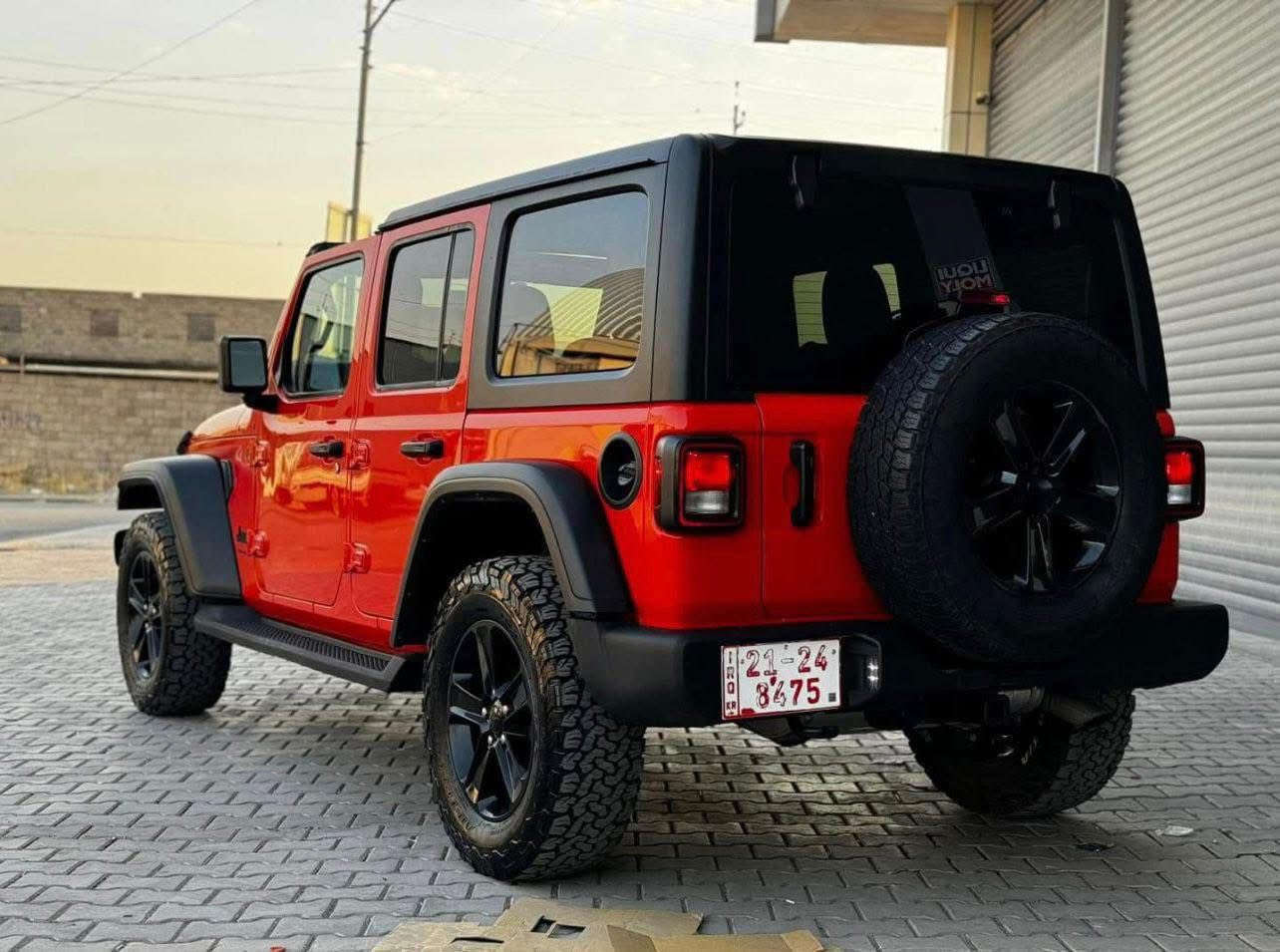 jeep wrangler 2023 Sport
4 turbo
لون مميز برتقالي 
حادث كلش بسيط بيهه شبرين صبغ فقط
مرقم سليمانية شرط تحويل 
ماشية ٧ الف 
***********
سعر 280 بي مجال
مكان سليمانية
